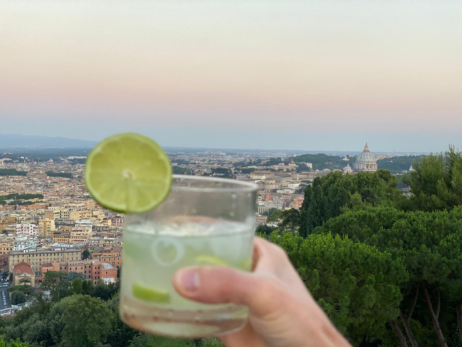 Vista 101 cocktail con panorama