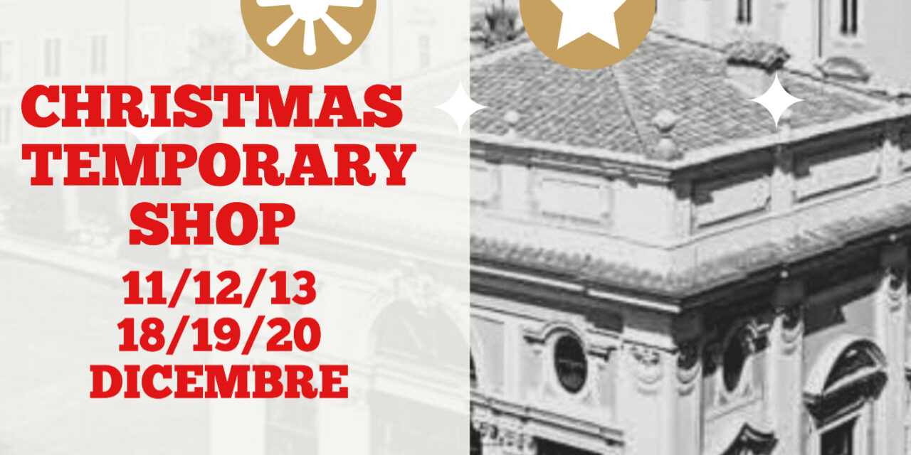 CHRISTMAS TEMPORARY SHOP NELLA COFFEE HOUSE DI PALAZZO COLONNA