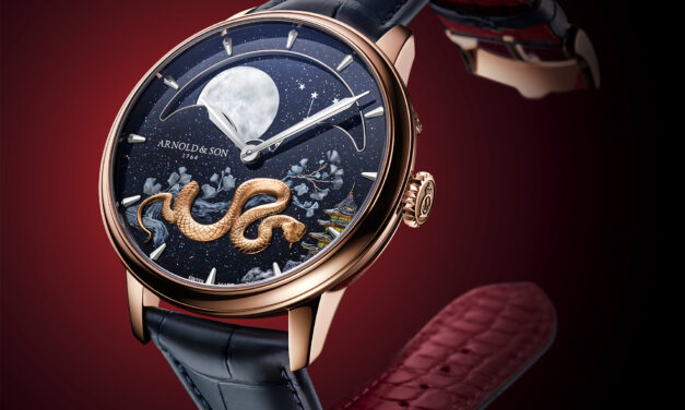 Perpetual Moon 41.5 Red Gold “Year of the Snake”   Serpente incantatore